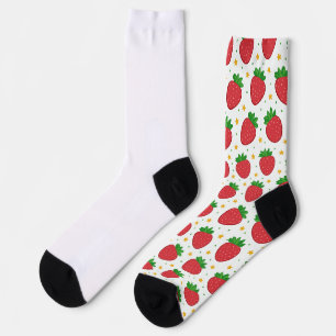 Schattigee aardbeien sokken