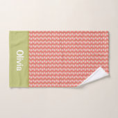 Schattigee aardbeienbes eerst bad handdoek (Handdoek)