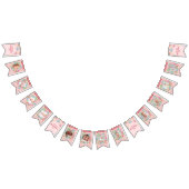 Schattigee aardbeienbes Eerste 1e Verjaardag 12 Fo Vlaggetjes (Alle)