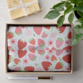 Schattigee aardbeienbessen zoet tissuepapier (Geschenk)