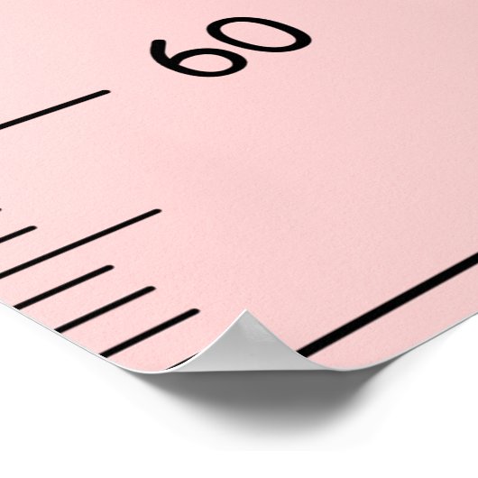 Schattigee aardbeiengroeigrafiek poster (Hoek)