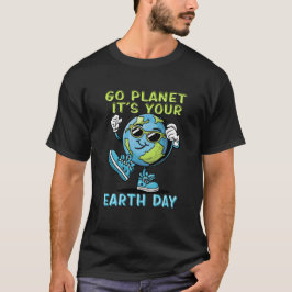 Schattigee Aardedag Go Planet Earth Day 1970-2024 T-shirt
