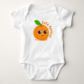 Schattigee abrikoos romper (Voorkant)