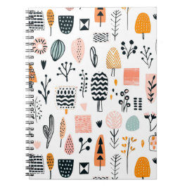 Schattigee Abstracte lijnen Creative Funny Hand Dr Notitieboek