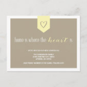 Schattigee adreswijziging aankondigingskaart (Voorkant)