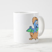 Schattigee afbeelding van een Baby-pterodactylus. Grote Koffiekop (Voorkant rechts)