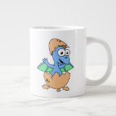 Schattigee afbeelding van een Baby-pterodactylus. Grote Koffiekop (Rechts)