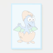 Schattigee afbeelding van een Baby-pterodactylus. Post-it® Notes (Voorkant)