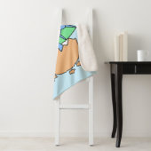 Schattigee afbeelding van een Baby-pterodactylus. Sherpa Deken (In situ)