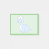 Schattigee afbeelding van een brontosaurus. post-it® notes (Voorkant)