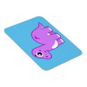 Schattigee afbeelding van een brontosaurusdinosaur magneet (Rechterzijde)