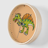 Schattigee afbeelding van een lachende spinosaurus (Hoek)