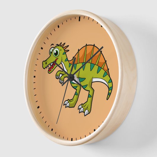 Schattigee afbeelding van een lachende spinosaurus (Hoek)