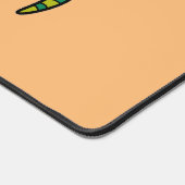 Schattigee afbeelding van een lachende spinosaurus bureaumat (Hoek)