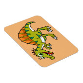 Schattigee afbeelding van een lachende spinosaurus magneet (Rechterzijde)