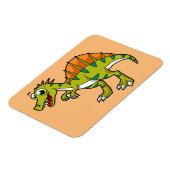 Schattigee afbeelding van een lachende spinosaurus magneet (Linkerzijde)