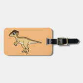 Schattigee afbeelding van een Pachycephalosaurus d Bagagelabel (Voorkant horizontaal)