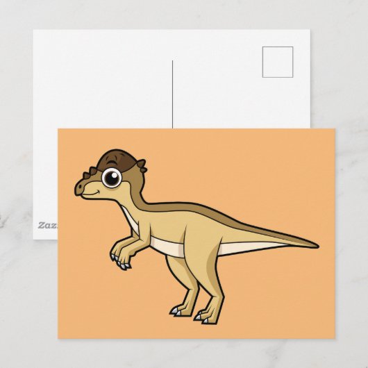 Schattigee afbeelding van een Pachycephalosaurus d Briefkaart (Voorkant / Achterkant)