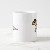 Schattigee afbeelding van een Pachycephalosaurus d Grote Koffiekop (Voorkant)