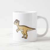 Schattigee afbeelding van een Pachycephalosaurus d Grote Koffiekop (Rechts)