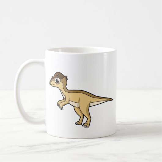 Schattigee afbeelding van een Pachycephalosaurus d Koffiemok (Links)