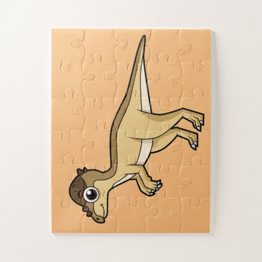 Schattigee afbeelding van een Pachycephalosaurus d Legpuzzel (Verticaal)
