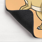 Schattigee afbeelding van een Pachycephalosaurus d Muismat (Hoek)