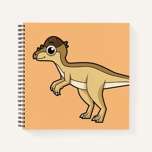 Schattigee afbeelding van een Pachycephalosaurus d Notitieboek (Voorkant)