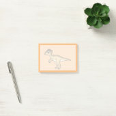 Schattigee afbeelding van een Pachycephalosaurus d Post-it® Notes (Kantoor)