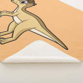 Schattigee afbeelding van een Pachycephalosaurus d Sherpa Deken (3/4)