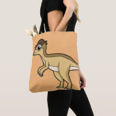 Schattigee afbeelding van een Pachycephalosaurus d Tote Bag (Dichtbij)
