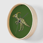 Schattigee afbeelding van een parasaurolophus dino (Hoek)