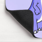 Schattigee afbeelding van een parasaurolophus dino muismat (Hoek)