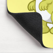 Schattigee afbeelding van een parasaurolophus dino muismat (Hoek)