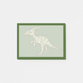 Schattigee afbeelding van een parasaurolophus dino post-it® notes (Voorkant)