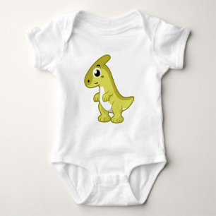 Schattigee afbeelding van een parasaurolophus dino romper