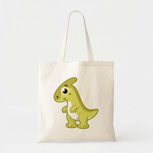Schattigee afbeelding van een parasaurolophus dino tote bag (Voorkant)