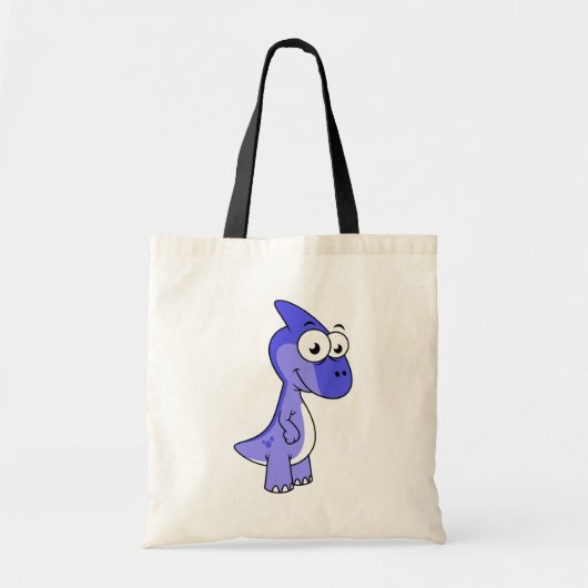 Schattigee afbeelding van een parasaurolophus dino tote bag (Voorkant)