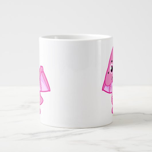 Schattigee afbeelding van een pterodactyl. grote koffiekop (Voorkant)