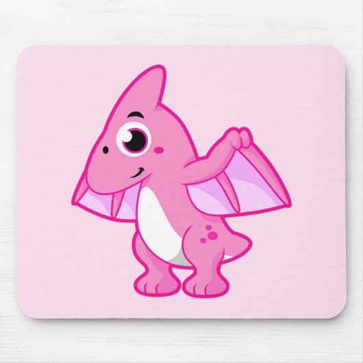 Schattigee afbeelding van een pterodactyl. muismat (Voorkant)