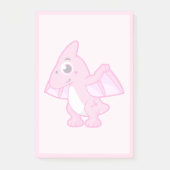 Schattigee afbeelding van een pterodactyl. post-it® notes (Voorkant)