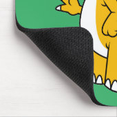 Schattigee afbeelding van een spinosaurus. 2 muismat (Hoek)