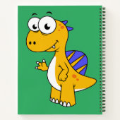 Schattigee afbeelding van een spinosaurus. 2 notitieboek (Achterkant)