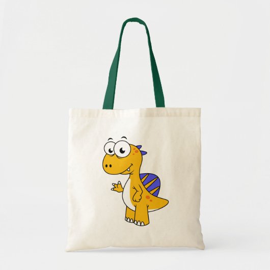 Schattigee afbeelding van een spinosaurus. 2 tote bag (Voorkant)