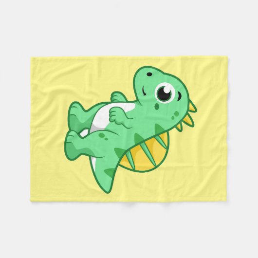 Schattigee afbeelding van een spinosaurus. fleece deken (Voorkant (Horizontaal))