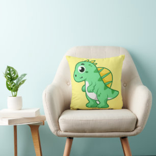 Schattigee afbeelding van een spinosaurus. kussen