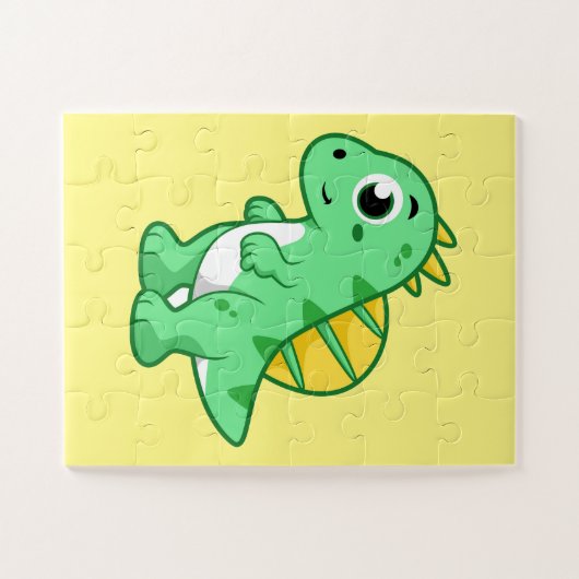 Schattigee afbeelding van een spinosaurus. legpuzzel (Horizontaal)