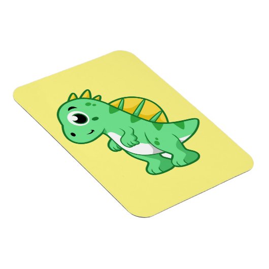 Schattigee afbeelding van een spinosaurus. magneet (Rechterzijde)