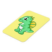 Schattigee afbeelding van een spinosaurus. magneet (Linkerzijde)