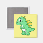 Schattigee afbeelding van een spinosaurus. magneet (Voorkant / Achterkant)